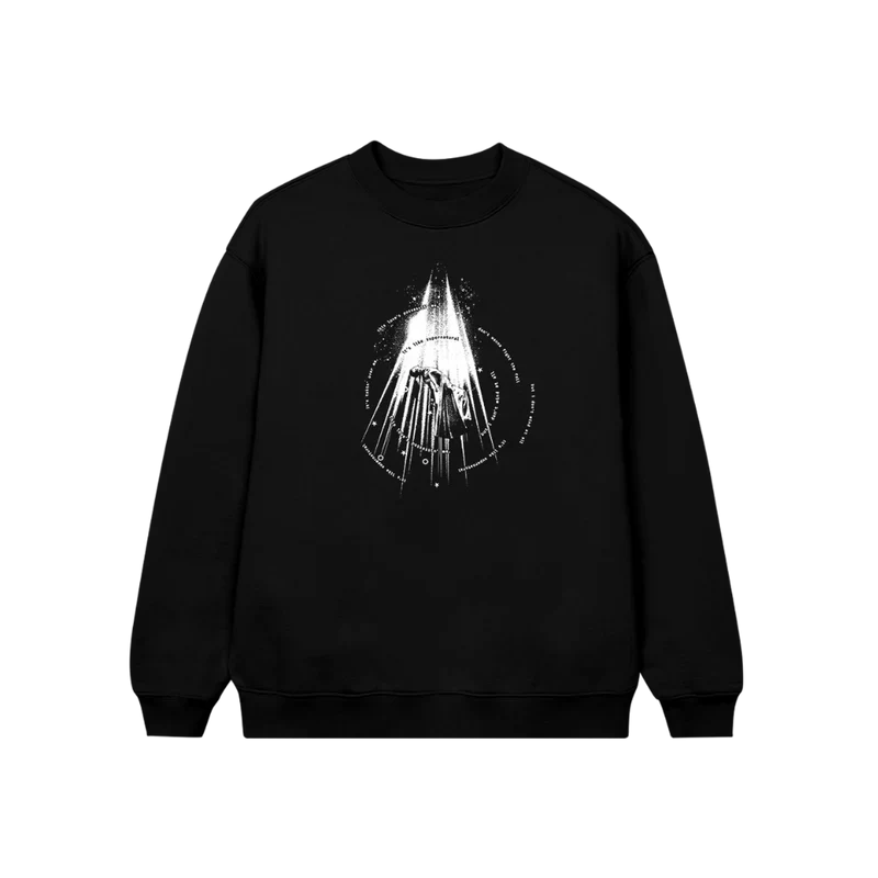 supernatural crewneck (black)